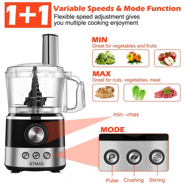 Processador-de-Alimentos-Multifuncional-em-Aco-Inoxidavel-foto-2