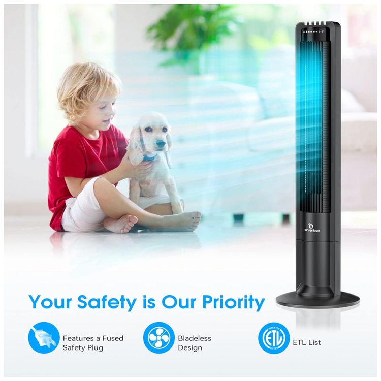Ventilador-de-Torre-X01-com-3-Velocidades-Controle-Remoto-foto-5
