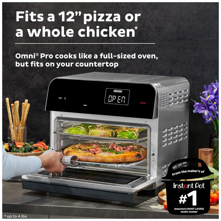Omni-Pro-Fritadeira-Eletrica-AirFryer-14-em-1-Capacidade-foto-1