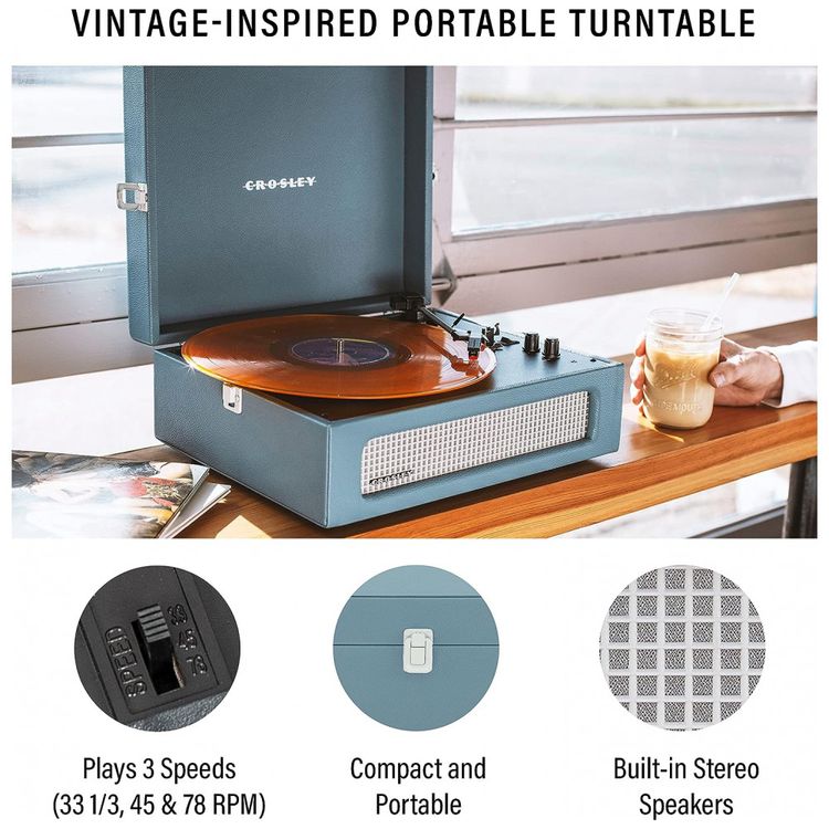 Vitrola-Toca-Discos-3-Velocidades-com-USB-45-RPM-110v-foto-1