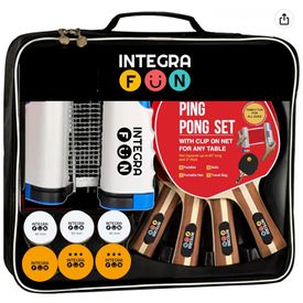Kit-de-Ping-Pong-com-Mesa-Portatil-4-Raquetes-6-Bolas-e-foto-0