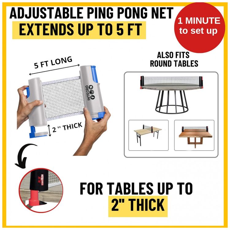 Kit-de-Ping-Pong-com-Mesa-Portatil-4-Raquetes-6-Bolas-e-foto-2