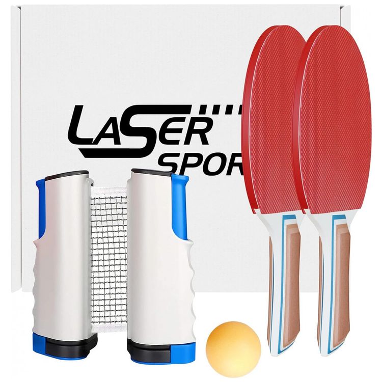 Kit-de-Ping-Pong-com-Mesa-Portatil-2-Raquetes-1-Bola-foto-0