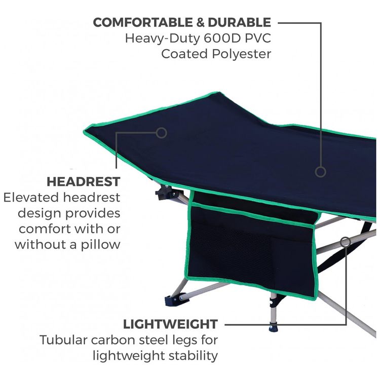 OSAGE-RIVER-Cama-Acampamento-Camping-Dobravel-Portatil-ate-foto-2