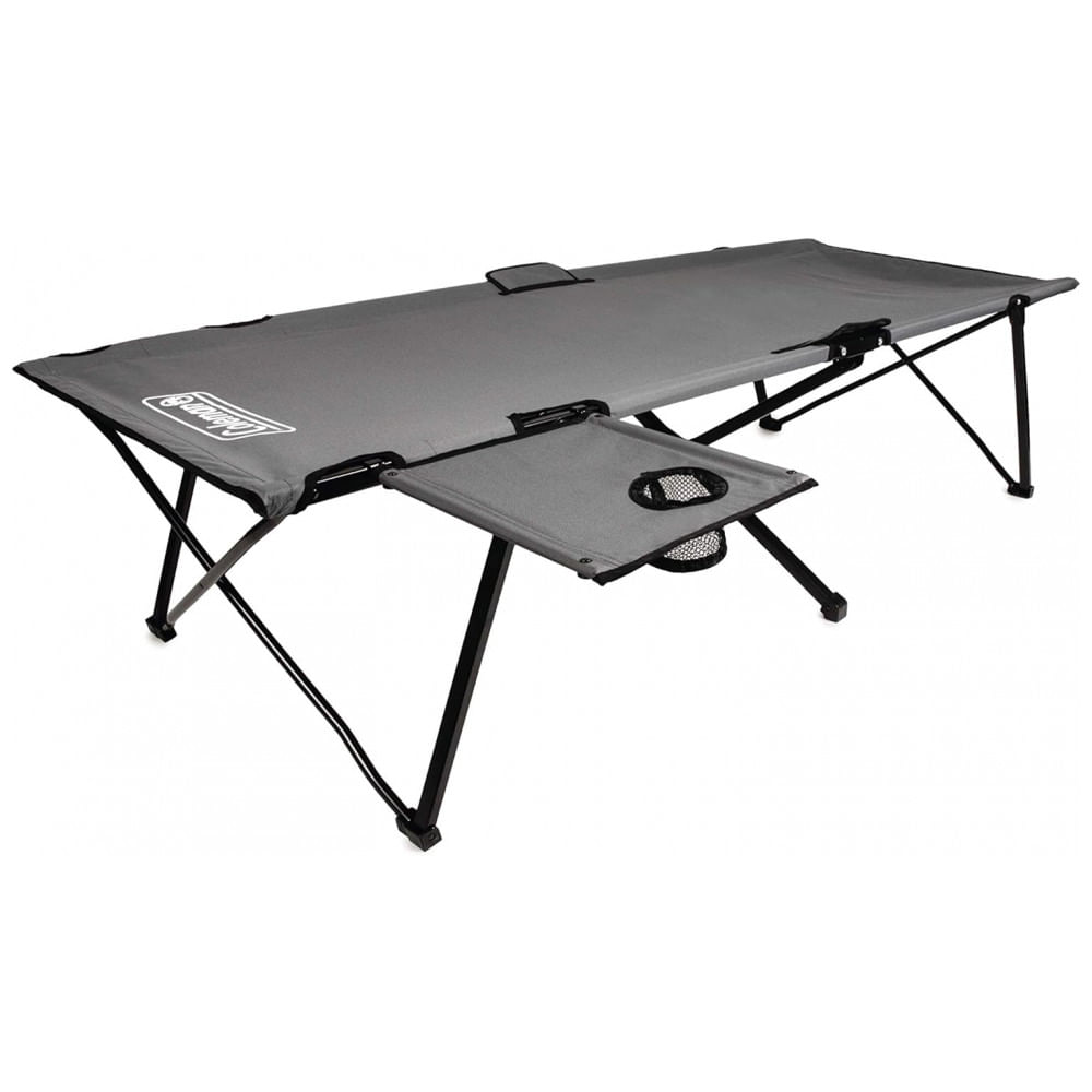 Cama Acampamento, Camping Dobrável Portátil, até 136 kg, COLEMAN 2000020273, Cinza
