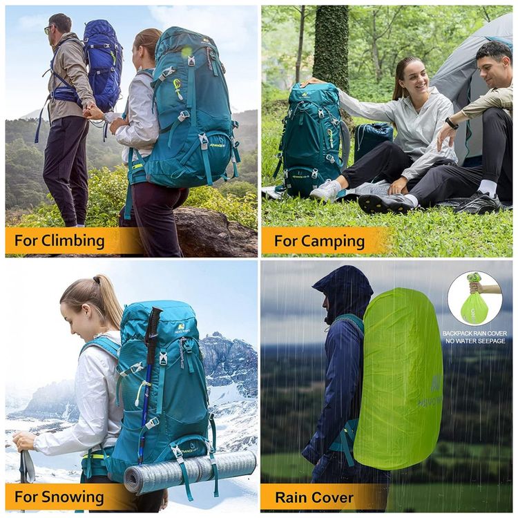 Mochila-de-Acampamento-Camping-50L-Impermeavel-N-NEVO-foto-4
