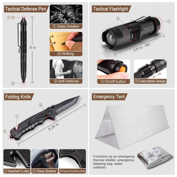Taimasi-kit-de-Sobrevivencia-Emergencia-para-Acampamento-foto-3