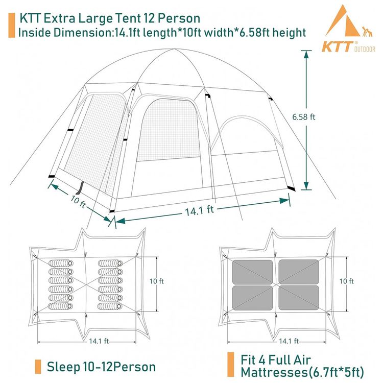 Barraca-Suspensa-Portatil-para-Acampamento-Camping-KTT-foto-5