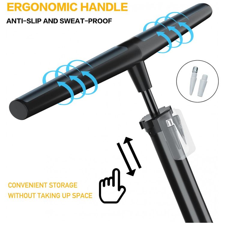 Bomba-de-Piso-Ergonomica-para-Bicicleta-com-Medidor-e-foto-1