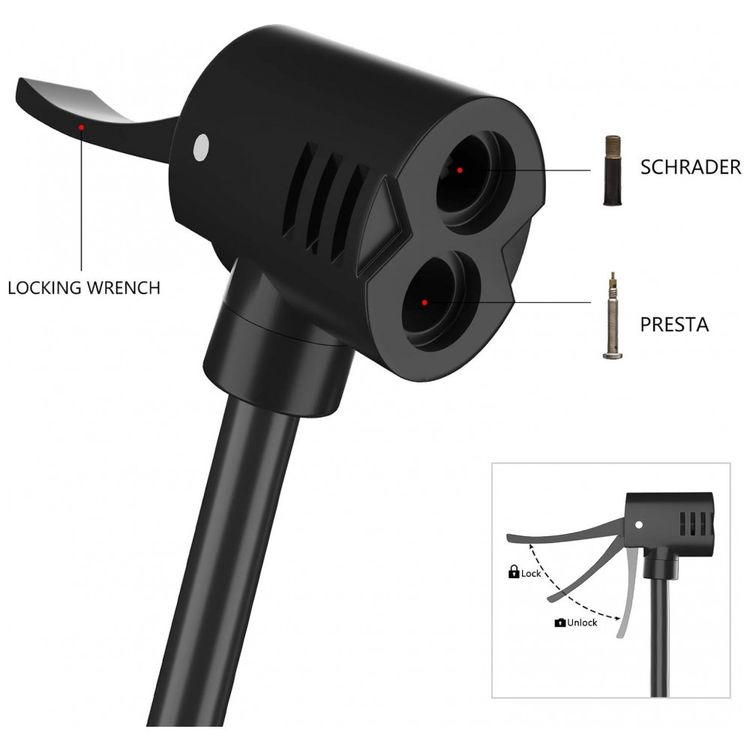Bomba-de-Piso-Ergonomica-para-Bicicleta-com-Medidor-e-foto-2