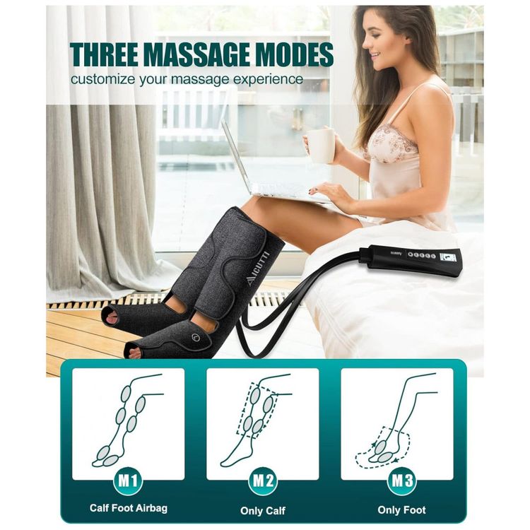 Massageador-Eletrico-de-Compressao-para-Pernas-e-Pes-3-Modos-foto-4