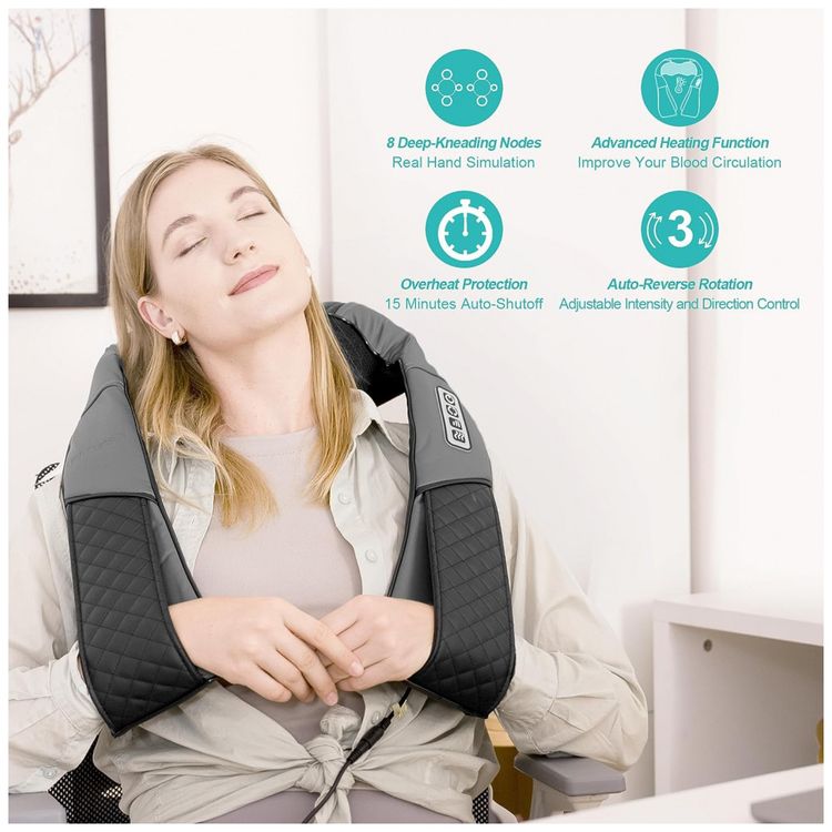 Massageador-Shiatsu-Eletrico-Portatil-3D-para-Ombros-foto-1