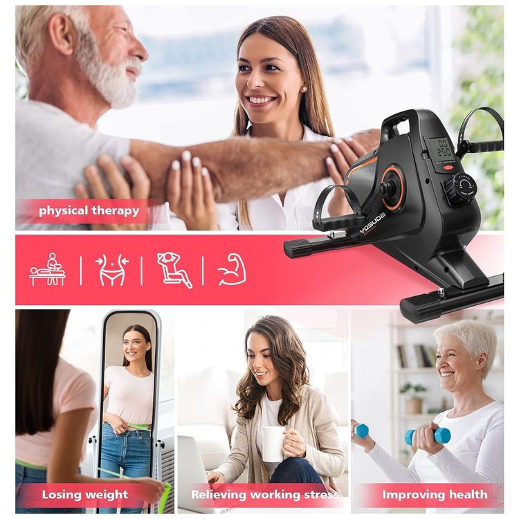 YOSUDA-Under-Desk-Bike-Pedal-Exerciser-Magnetic-Mini-foto-3
