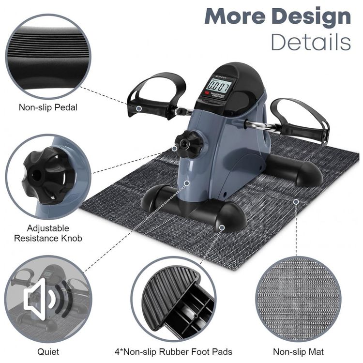 Mini-Exercise-Bike-AGM-Under-Desk-Bike-Pedal-Exerciser-Foot-foto-3