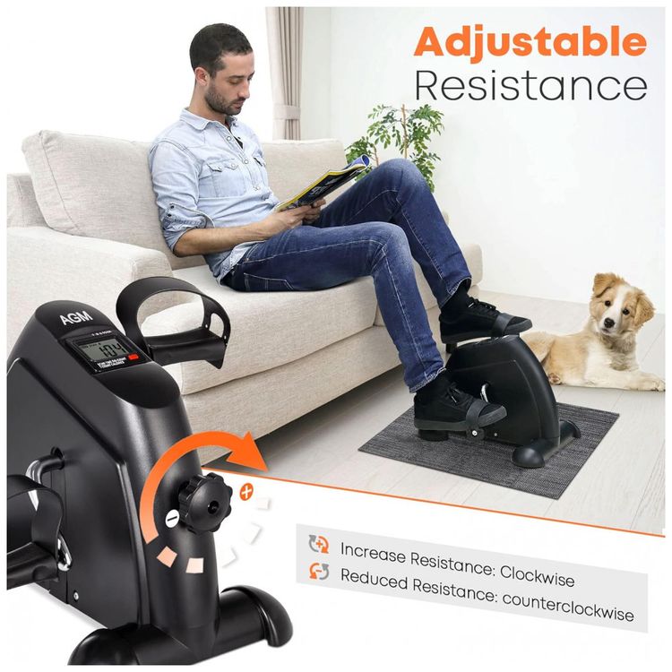Mini-Exercise-Bike-AGM-Under-Desk-Bike-Pedal-Exerciser-Foot-foto-1