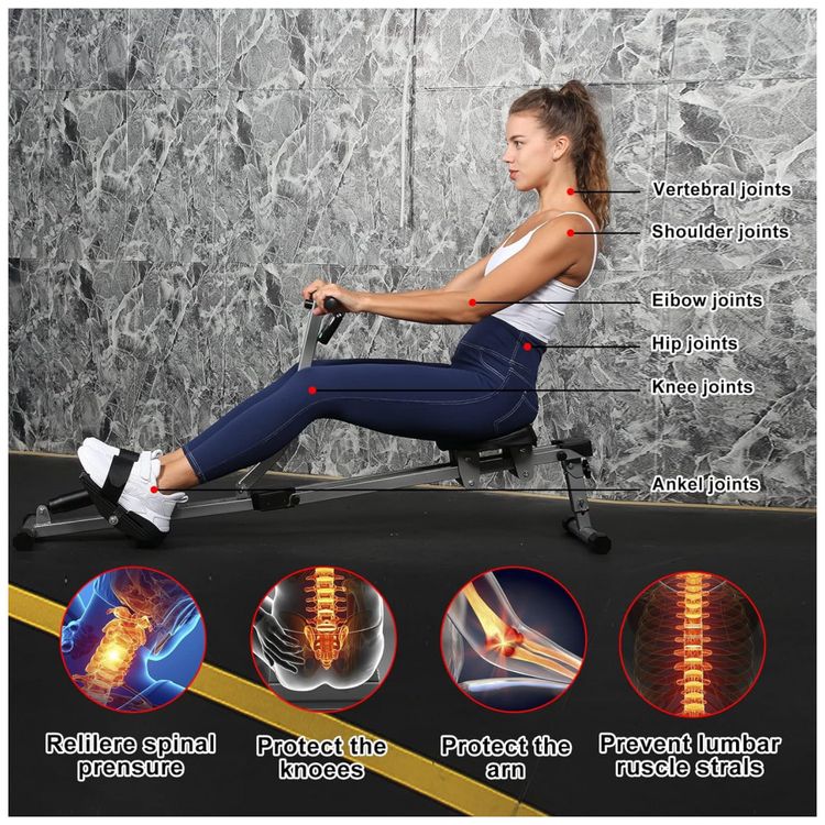 Aparelho-Remador-Magnetico-com-Bluetooth-para-Treino-em-foto-2