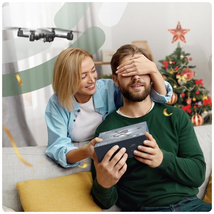 HS440-Drone-Drobravel-com-Camera-HD-WiFi-Controle-de-Voz-e-foto-1