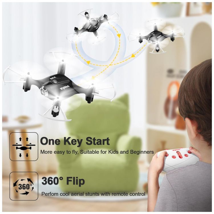Syma-X20-Mini-Drone-para-Criancas-com-Retorno-Automatico-3D-foto-1