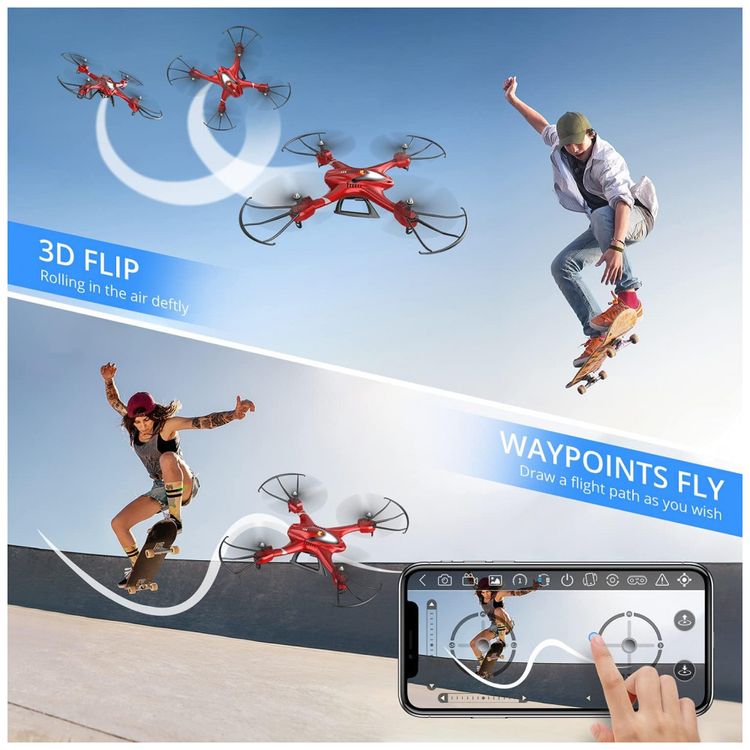 HS200-Drone-com-Camera-720P-HD-com-Video-e-Controle-Remoto-e-foto-2