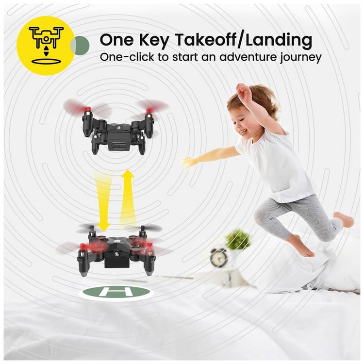 Drone-Nano-Rc-Dobravel-3D-para-Criancas-com-Controle-Remoto-foto-2