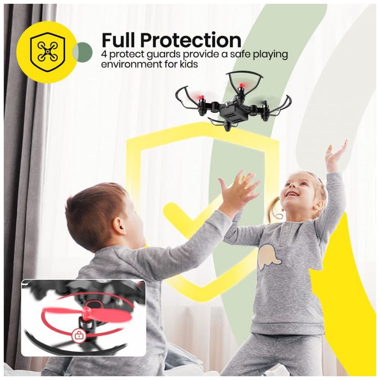 Drone-Nano-Rc-Dobravel-3D-para-Criancas-com-Controle-Remoto-foto-5