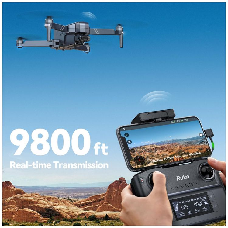 Drone-com-Camera-4K-Transmissao-HD-3000-Metros-2-Baterias-foto-2