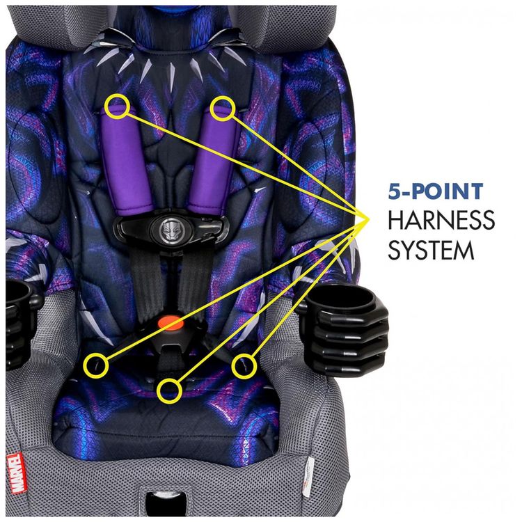 Cadeira-de-Bebe-para-Carro-2-em-1-com-Posicoes-Ajustaveis-de-foto-1