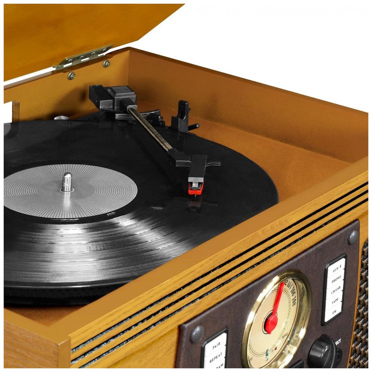 Vitrola-Toca-Discos-com-Plataforma-3-Velocidades-sem-fio-foto-1
