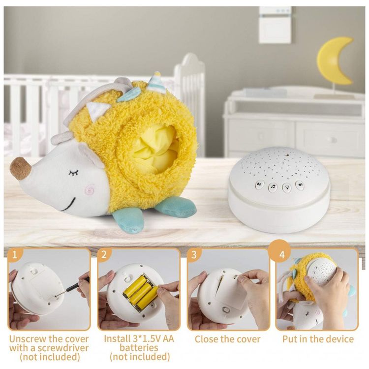 Maquina-de-Som-Ruido-para-Bebes-Recem-Nascidos-com-Luzes-foto-2