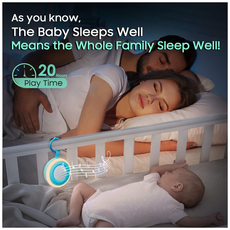 Maquina-de-Som-Ruido-para-Bebes-Recem-Nascidos-com-Luzes-foto-3