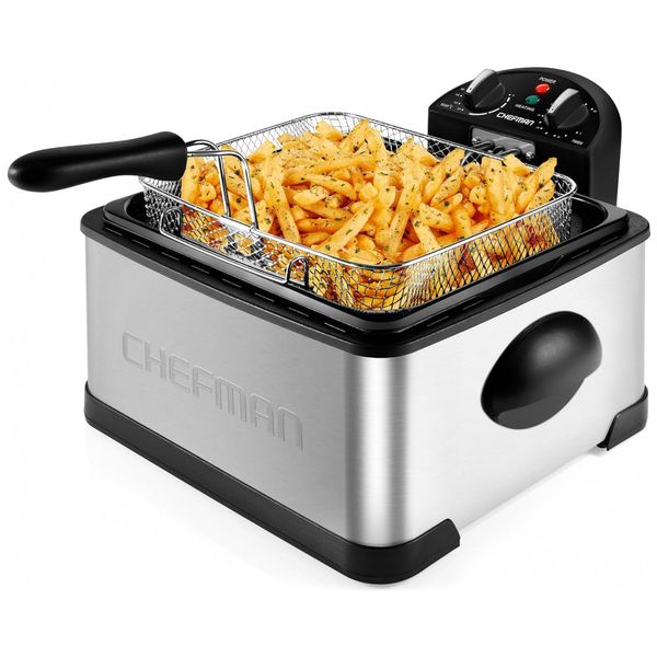 Fritadeira-Eletrica-Industrial-a-Oleo-4.5L-com-Controle-de-foto-0