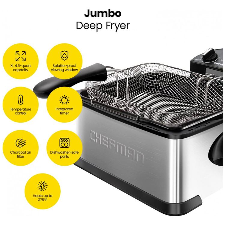 Fritadeira-Eletrica-Industrial-a-Oleo-4.5L-com-Controle-de-foto-1
