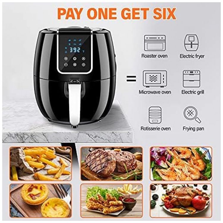 Fritadeira-Eletrica-Air-Fryer-7L-com-Painel-de-Controle-foto-1