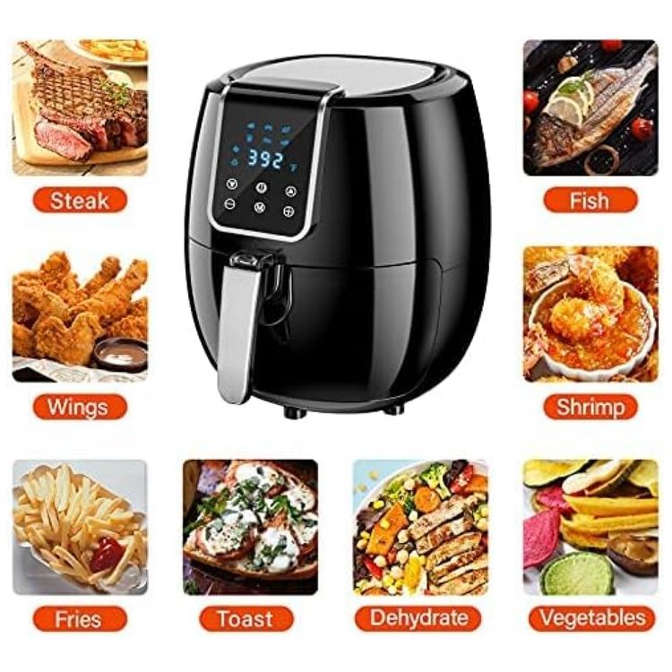 Fritadeira-Eletrica-Air-Fryer-7L-com-Painel-de-Controle-foto-2
