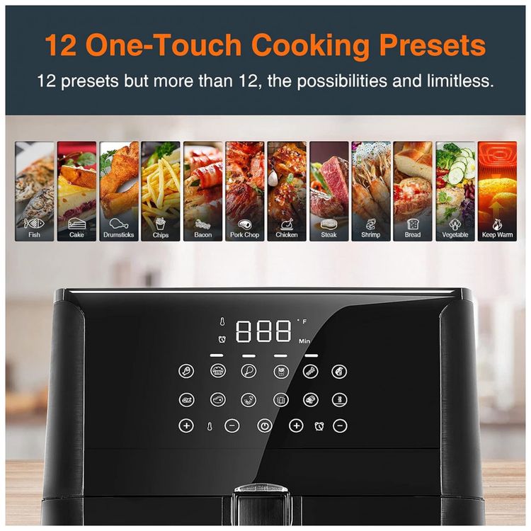 Fritadeira-Eletrica-Air-Fryer-6.5L-com-Painel-de-Controle-foto-1