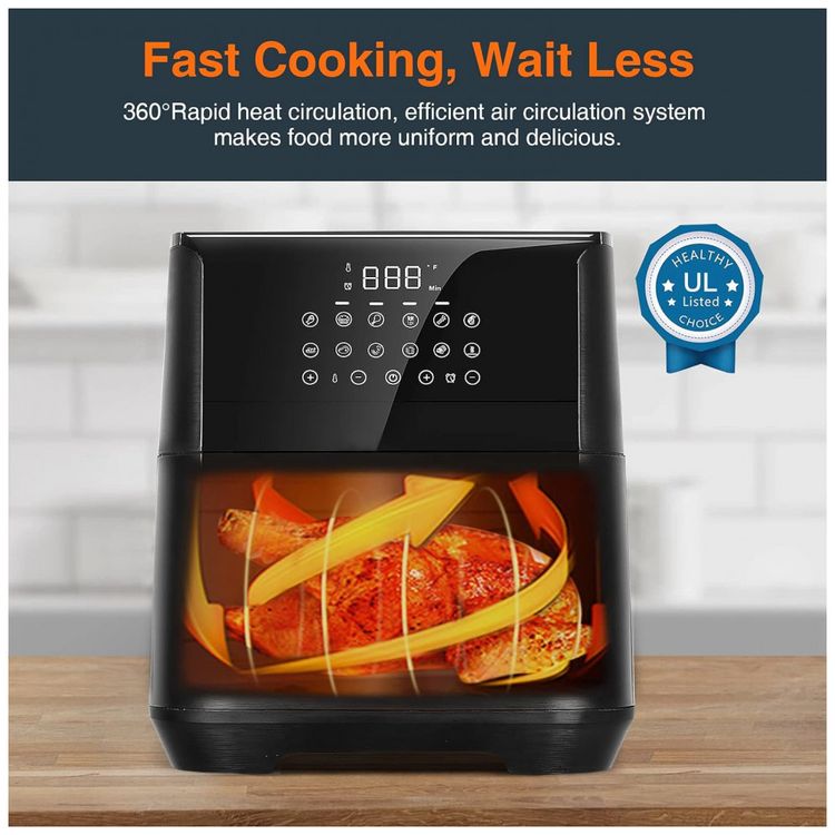 Fritadeira-Eletrica-Air-Fryer-6.5L-com-Painel-de-Controle-foto-3
