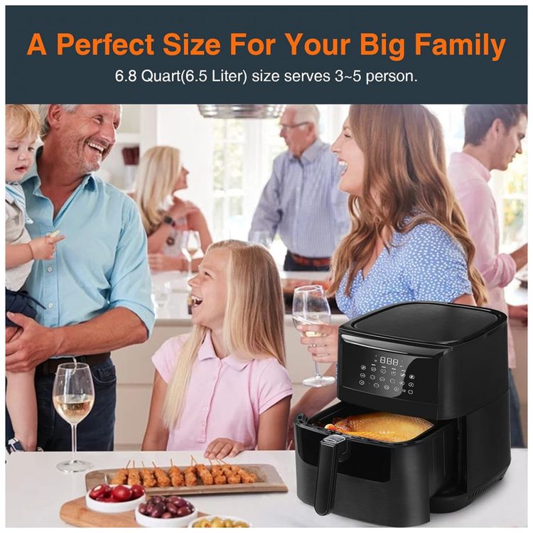 Fritadeira-Eletrica-Air-Fryer-6.5L-com-Painel-de-Controle-foto-5