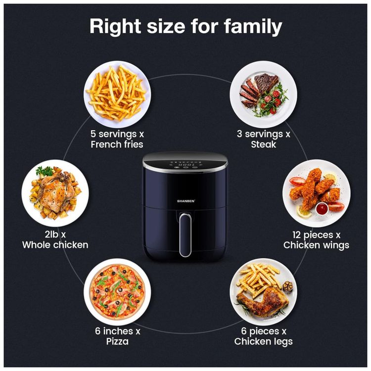 Fritadeira-Eletrica-Air-Fryer-5L-com-Painel-de-Controle-foto-5