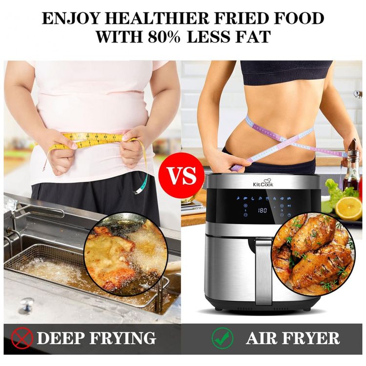 Fritadeira-Eletrica-Air-Fryer-7L-com-Painel-de-Controle-foto-2