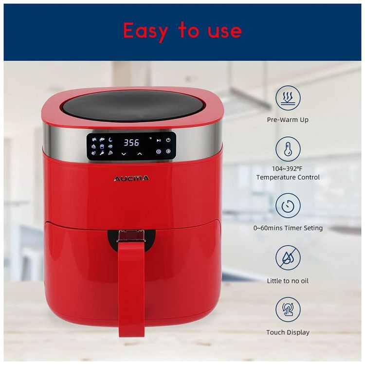 Fritadeira-Eletrica-Air-Fryer-6L-com-Painel-de-Controle-foto-2