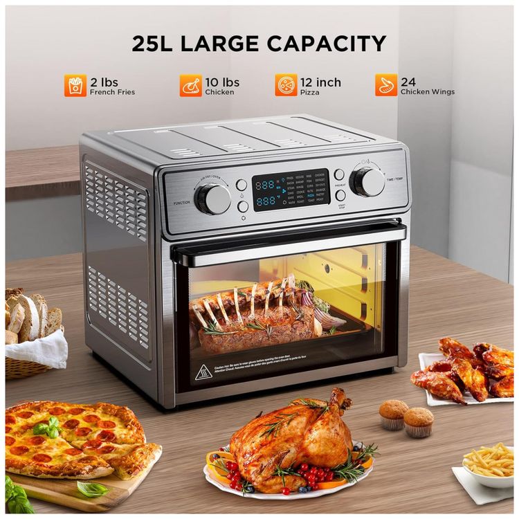 Fritadeira-Eletrica-Air-Fryer-25L-com-Painel-de-Controle-foto-1