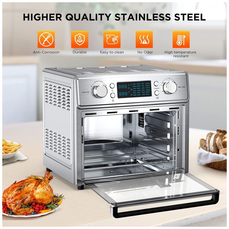 Fritadeira-Eletrica-Air-Fryer-25L-com-Painel-de-Controle-foto-2
