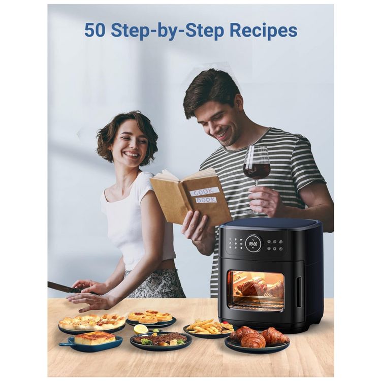 Fritadeira-Eletrica-Air-Fryer-13L-com-Painel-de-Controle-foto-4
