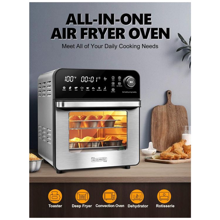 MICHELANGELO-Fritadeira-Eletrica-Air-Fryer-15L-com-Painel-foto-2