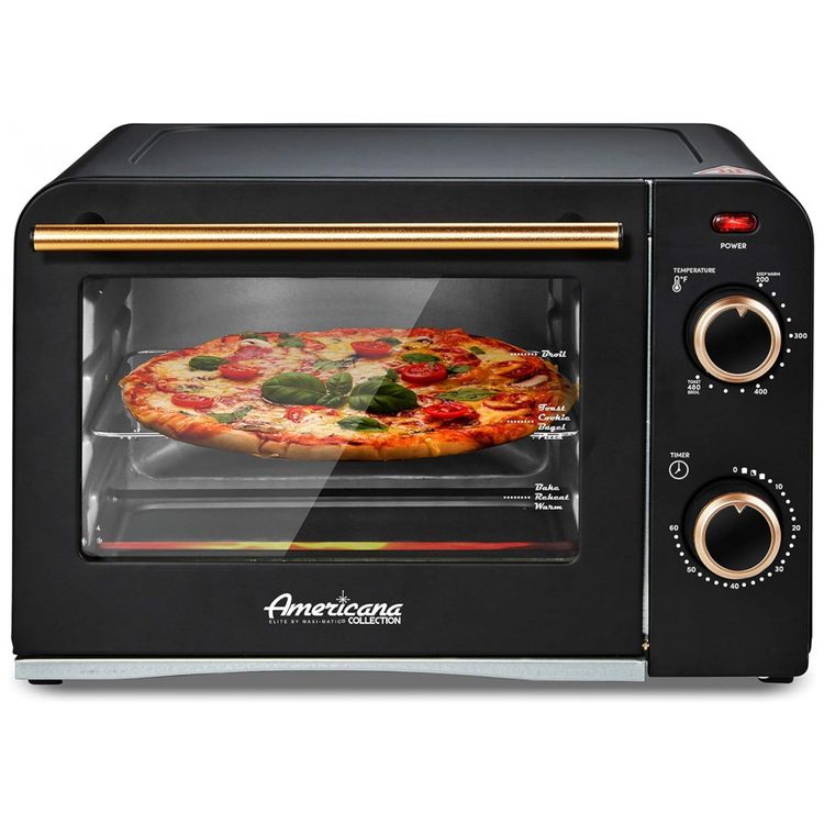 Forno-Eletrico-de-Bancada-Retro-com-4-Niveis-de-Temperatura-foto-0