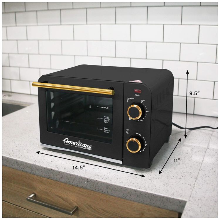 Forno-Eletrico-de-Bancada-Retro-com-4-Niveis-de-Temperatura-foto-5