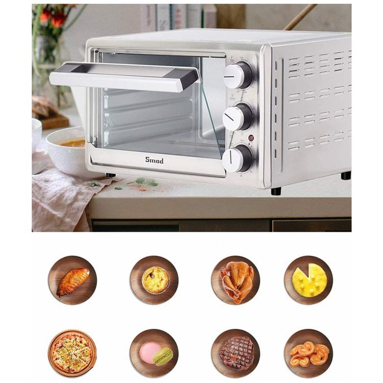 Forno-Eletrico-de-Bancada-25L-com-Controle-de-Temperatura-e-foto-2