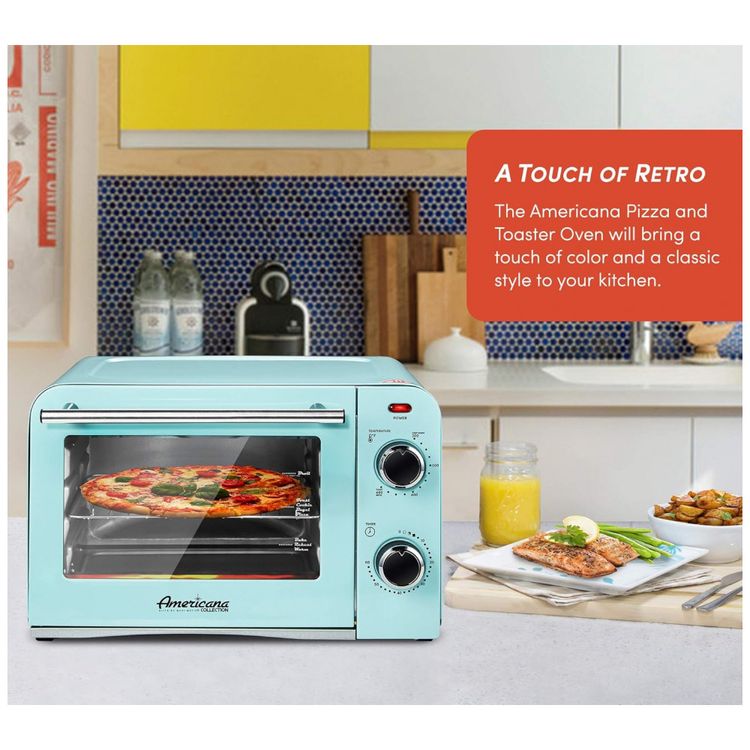 Forno-Eletrico-de-Bancada-Retro-com-5-Niveis-de-Temperatura-foto-2