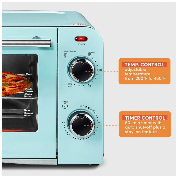 Forno-Eletrico-de-Bancada-Retro-com-5-Niveis-de-Temperatura-foto-4