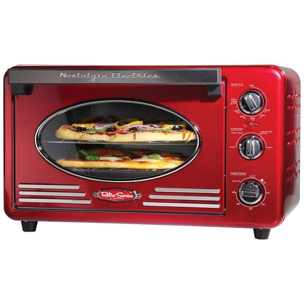 Forno-Eletrico-de-Bancada-Retro-com-6-Niveis-de-Temperatura-foto-0